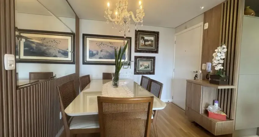 APARTAMENTO SEMIMOBILIADO COM TERRAÇO NO BAIRRO PANAZZOLO