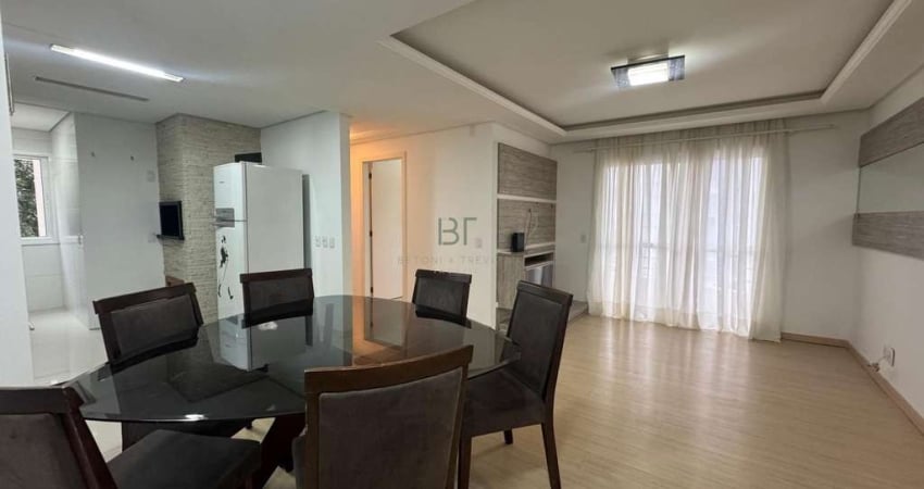 APARTAMENTO MOBILIADO 02 DORMITÓRIOS E 02 VAGAS INDIVIDUAIS NO BAIRRO VINHEDOS
