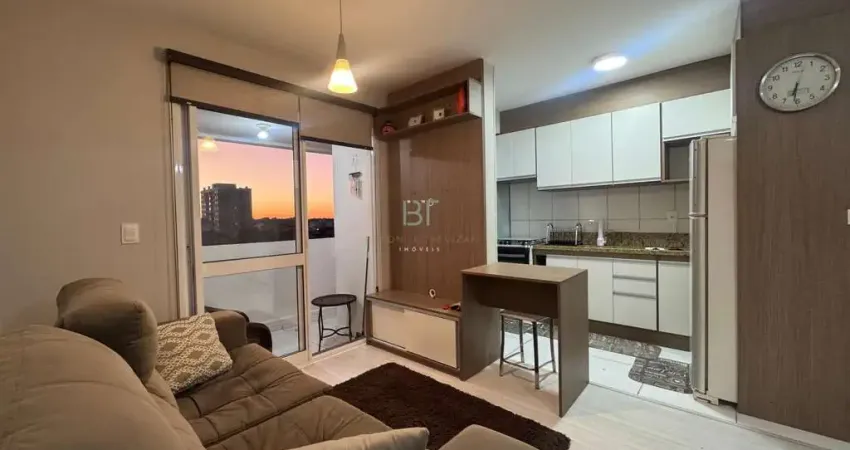 Apartamento mobiliado com 02 dormitórios e 01 vaga no bairro santa lúcia