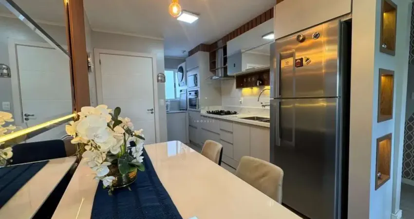 Apartamento semimobiliado 02 dormitórios no bairro vinhedos