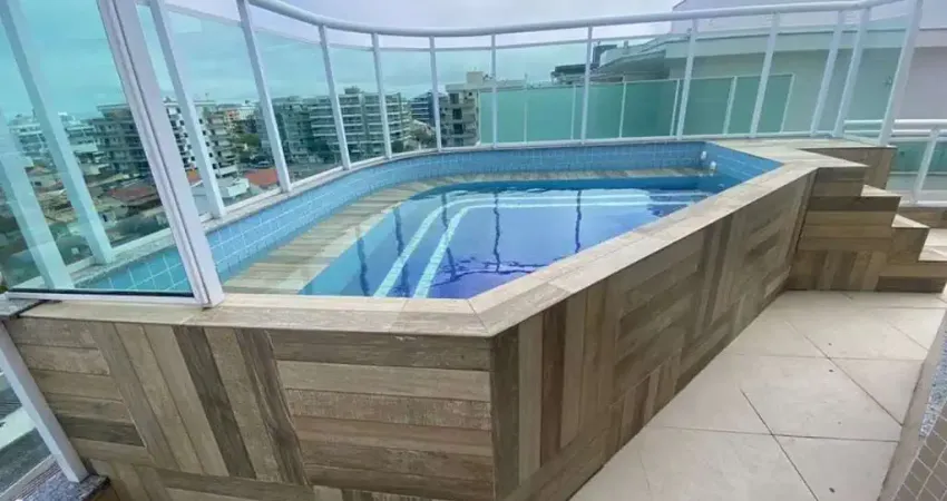 Cobertura com 4 dormitórios à venda, 100 m² por r$ 1.390.000,00 - braga - cabo frio/rj