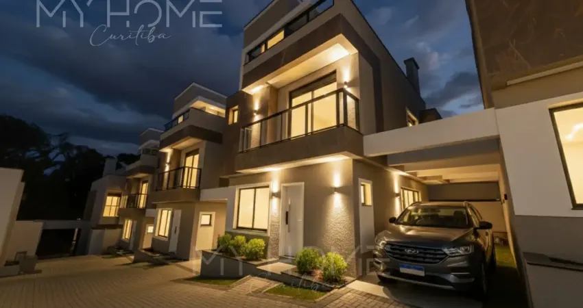 Casa em condomínio à venda nas mercês - 3 suítes - terraço com jacuzzi