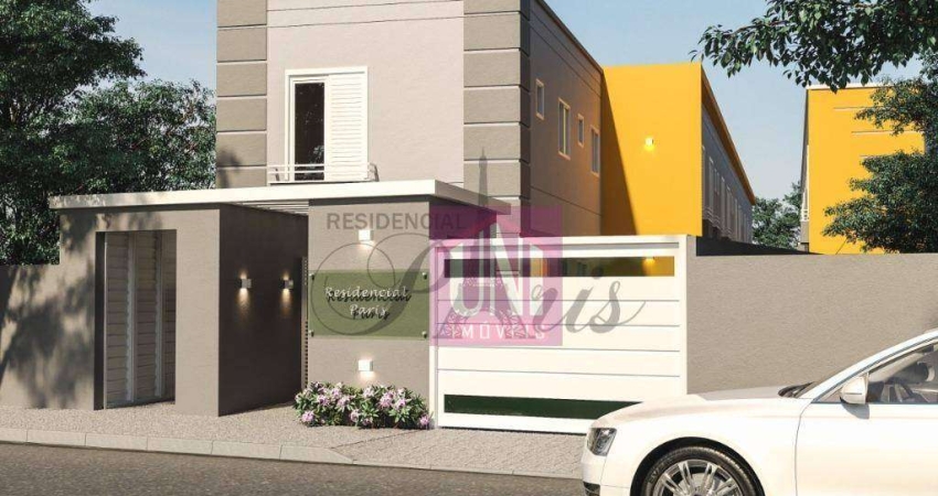 Sobrado com 2 dormitórios à venda, 69 m² por R$ 359.000,00 - Vila Valparaíso - Santo André/SP