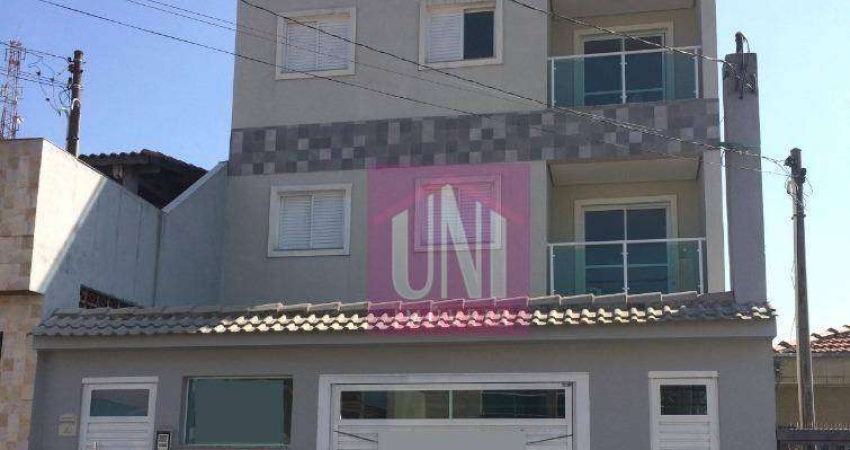 Apartamento com 2 dormitórios à venda, 75 m² por R$ 390.000,00 - Utinga - Santo André/SP