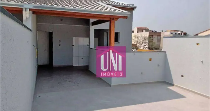 Cobertura com 2 dormitórios à venda, 100 m² por R$ 390.000,00 - Vila Linda - Santo André/SP