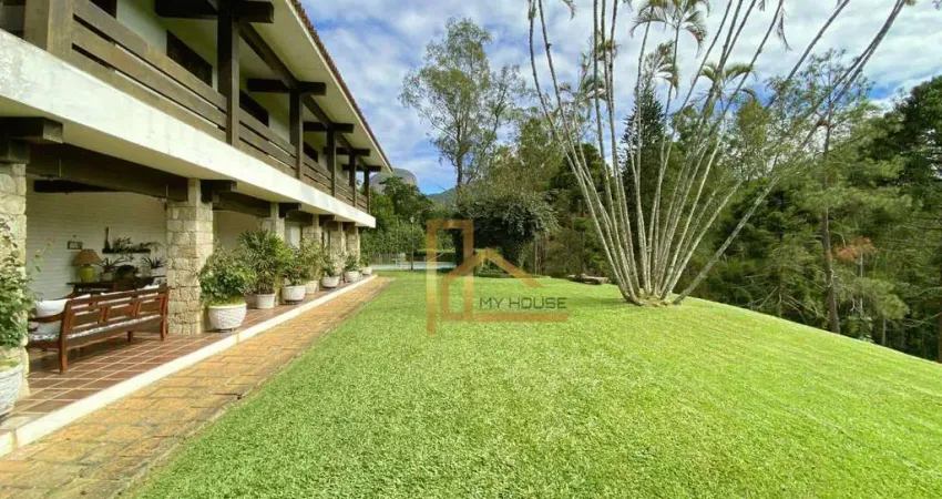 Sítio com 5 dormitórios sendo 4 suítes à venda. quebra frascos - teresópolis/rj