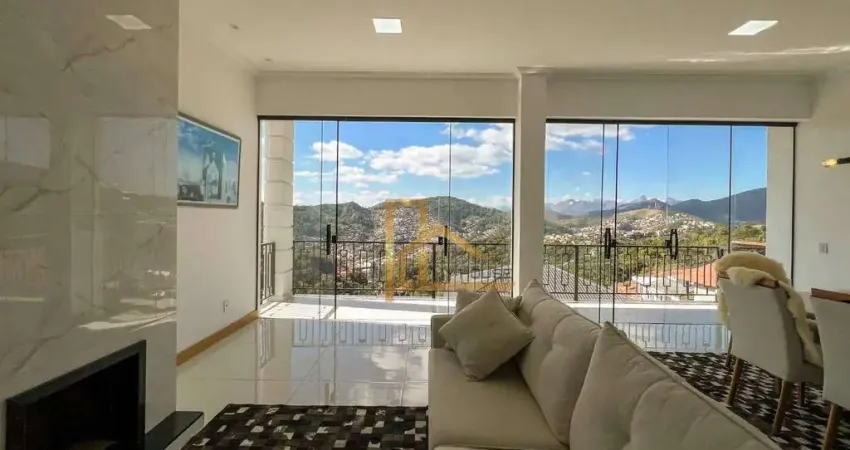 Casa dos sonhos em teresópolis – 4 suítes, área gourmet , piscina e conforto na barra do imbuí