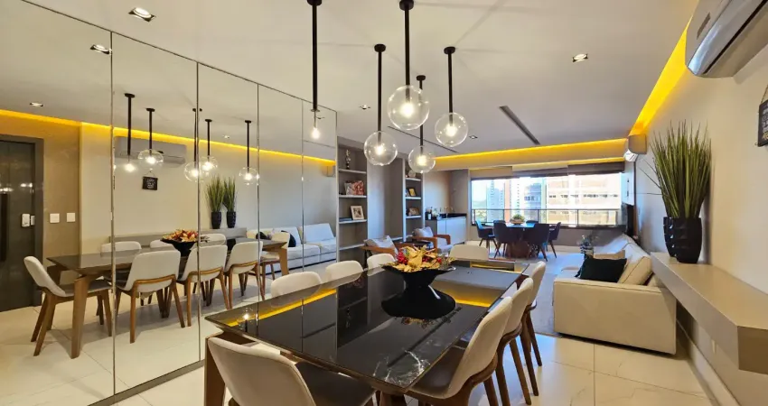 Lindo apartamento mobiliado com 3 quartos em lagoa nova - torre madrid