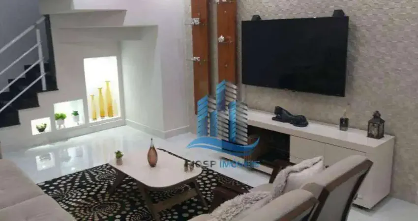 Sobrado com 4 dormitórios à venda, 300 m² por R$ 990.000,00 - Utinga - Santo André/SP