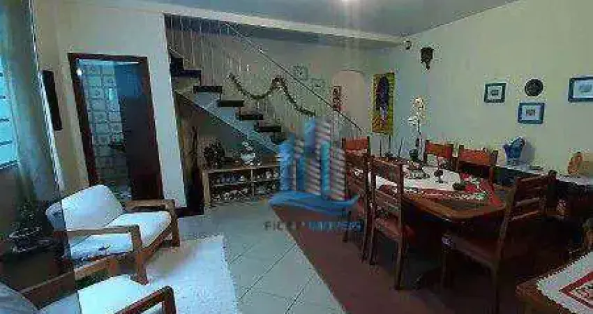 Sobrado com 3 dormitórios à venda, 185 m² por R$ 760.000,00 - Vila Bastos - Santo André/SP