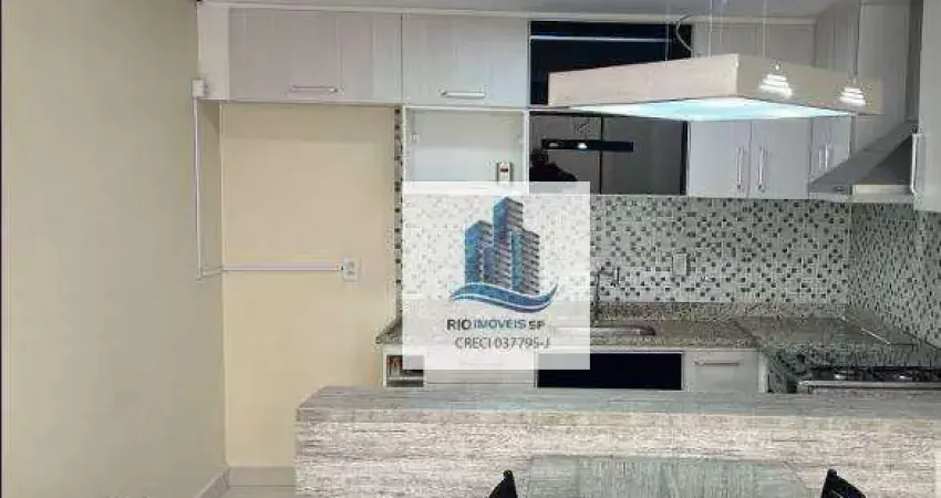 Sobrado com 3 dormitórios à venda, 124 m² por R$ 680.000,00 - Campestre - Santo André/SP