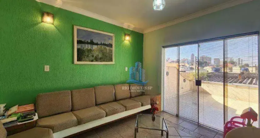 Sobrado com 4 dormitórios, 360 m² - venda por R$ 1.600.000,00 ou aluguel por R$ 12.140,00/mês - Campestre - Santo André/SP