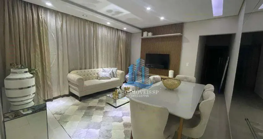 Apartamento com 2 dormitórios à venda, 80 m² por r$ 695.000,00 - santo antônio - são caetano do sul/sp