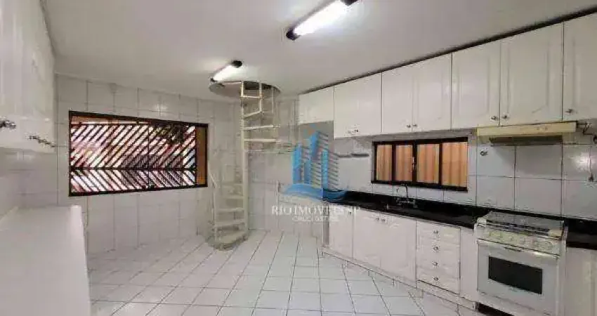 Sobrado com 3 dormitórios para alugar, 186 m² por R$ 5.151,00/mês - Mauá - São Caetano do Sul/SP