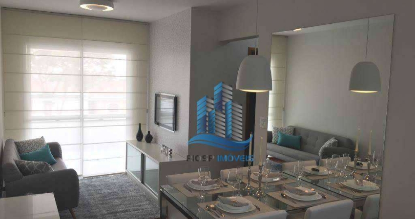 Apartamento com 2 dormitórios à venda, 62 m² por R$ 612.000,00 - Campestre - Santo André/SP