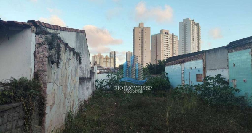 Terreno à venda, 216 m² por R$ 790.000,00 - Barcelona - São Caetano do Sul/SP