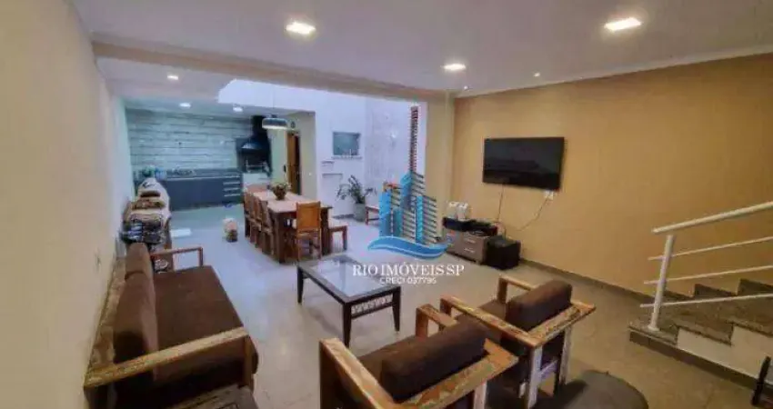 Sobrado com 3 dormitórios à venda, 266 m² por R$ 1.710.000,00 - Osvaldo Cruz - São Caetano do Sul/SP