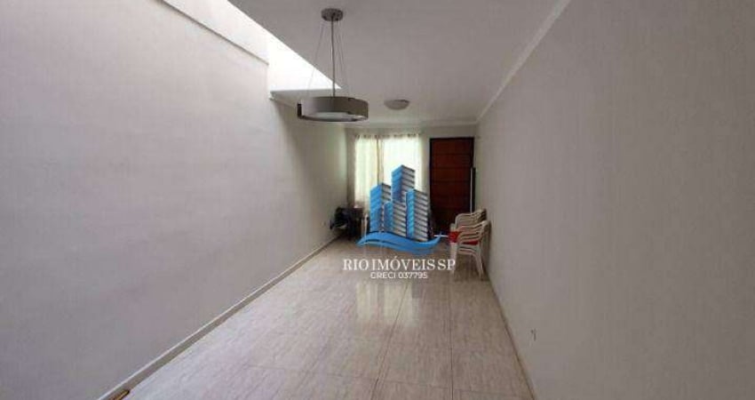 Sobrado com 3 dormitórios à venda, 119 m² por R$ 600.000,00 - Vila Valparaíso - Santo André/SP