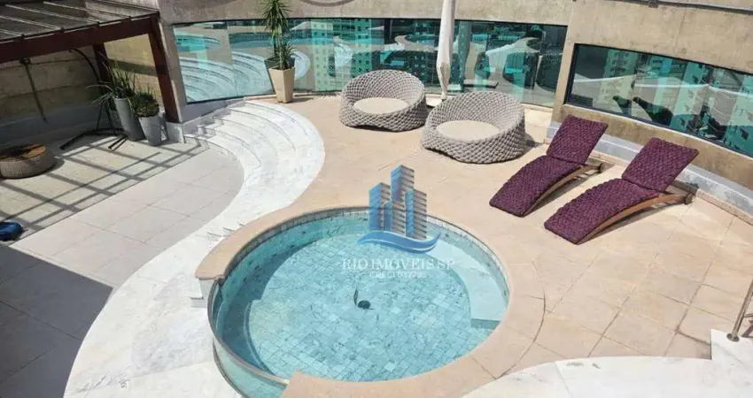 Apartamento Triplex com 4 dormitórios à venda, 773 m² por R$ 8.000.000,00 - Vila Bastos - Santo André/SP