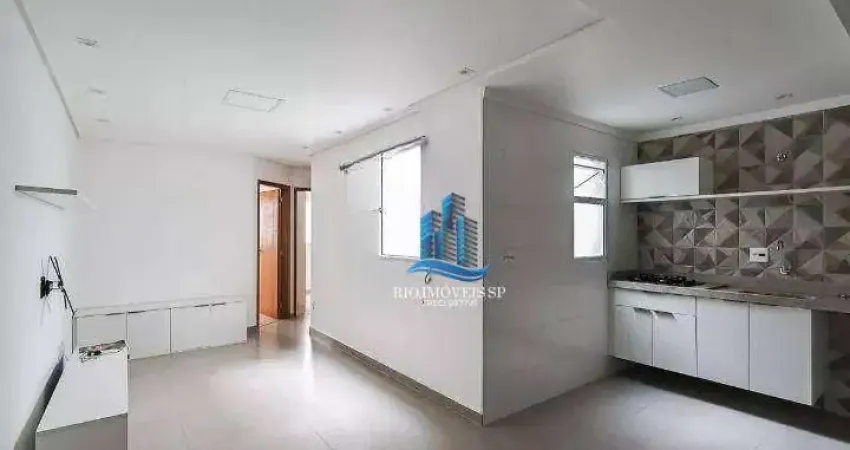 Cobertura com 2 dormitórios à venda, 90 m² por R$ 550.000,00 - Campestre - Santo André/SP