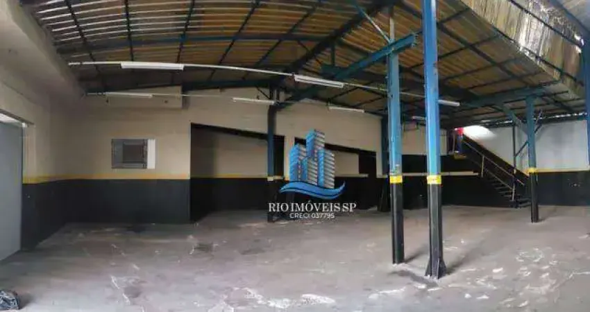 Galpão para alugar, 941 m² por R$ 18.911,29/mês - Campestre - Santo André/SP
