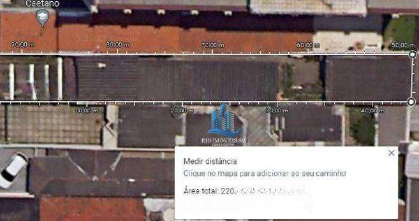 Terreno à venda, 220 m² por R$ 1.100.000,00 - Santo Antônio - São Caetano do Sul/SP