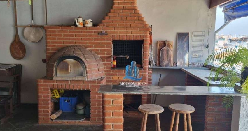 Sobrado com 4 dormitórios à venda, 220 m² por R$ 1.020.000 - Mauá - São Caetano do Sul/SP