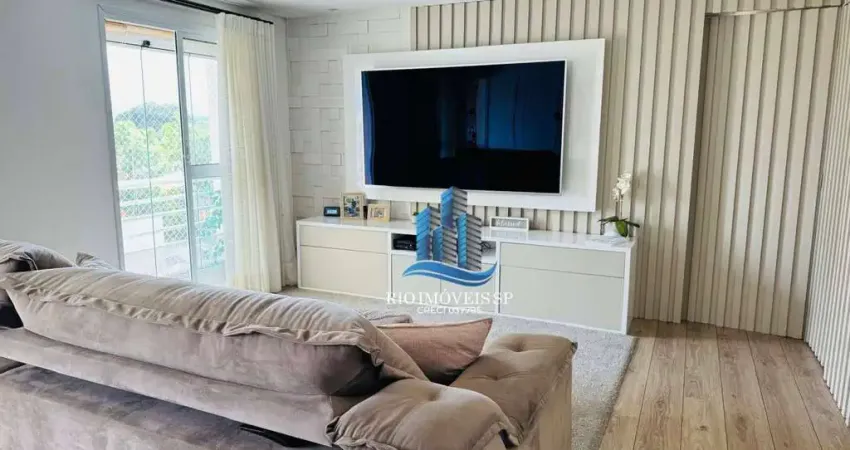 Apartamento com 3 dormitórios à venda, 106 m² por r$ 1.100.000,00 - casa branca - santo andré/sp