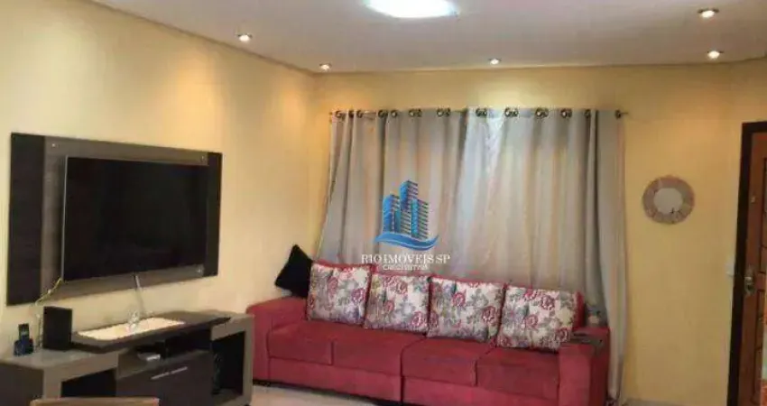 Cobertura com 3 dormitórios à venda, 125 m² por r$ 600.000,00 - nova gerti - são caetano do sul/sp