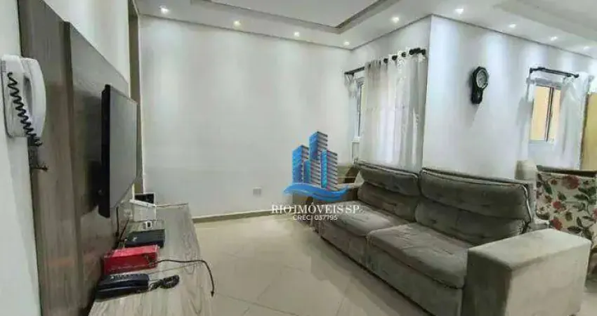 Cobertura com 2 dormitórios à venda, 166 m² por r$ 900.000 - vila valparaíso - santo andré/sp
