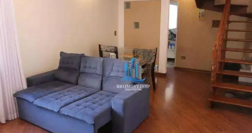 Cobertura com 2 dormitórios à venda, 180 m² por r$ 975.000,00 - santa maria - são caetano do sul/sp