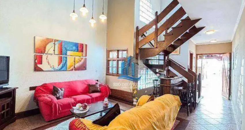 Sobrado com 4 dormitórios à venda, 338 m² por r$ 1.990.000,00 - campestre - santo andré/sp