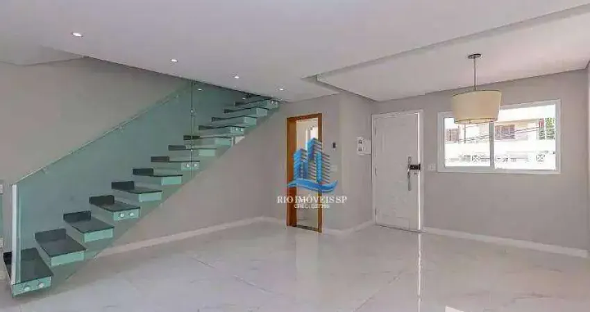 Sobrado com 3 dormitórios à venda, 149 m² por r$ 1.200.000,00 - campestre - santo andré/sp