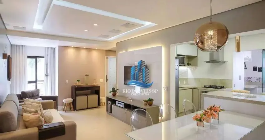 Apartamento com 2 dormitórios à venda, 74 m² por R$ 750.000,00 - Santa Maria - São Caetano do Sul/SP