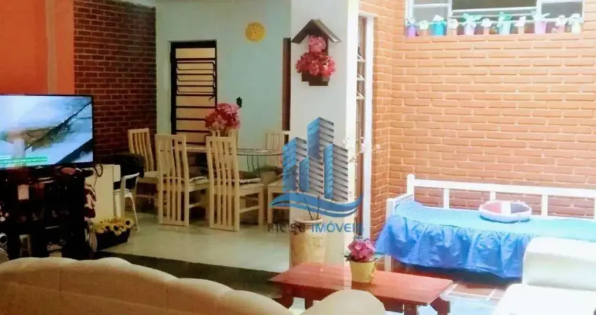 Sobrado com 3 dormitórios à venda, 206 m² por r$ 880.000,00 - campestre - santo andré/sp