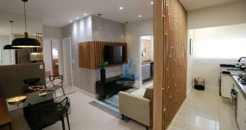 Apartamento com 2 dormitórios à venda, 54 m² por R$ 520.000,00 - Campestre - Santo André/SP