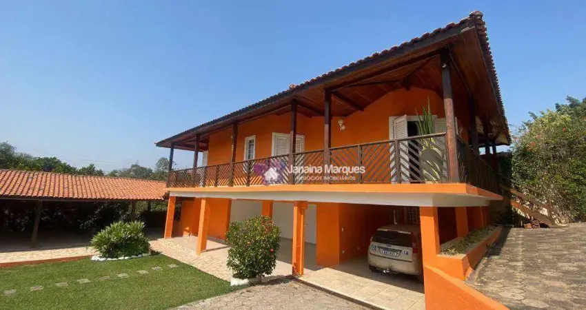 Chácara à 5 min. da Rod. Castelo Branco, aceita financiamento, com 4 dormitórios, 5731 m² por R$ 1.500.000 - Viçoso - Araçariguama/SP