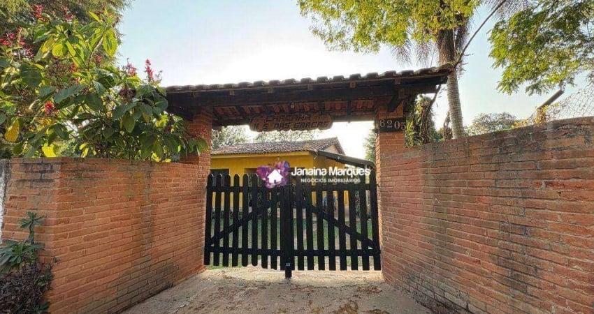 Chácara com 2 dormitórios à venda, 2800 m² por R$ 390.000,00 - Santaella - Araçariguama/SP