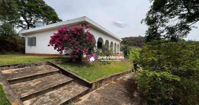 Chácara com 2 dormitórios à venda, 4497 m² por r$ 500.000,00 - santa ella - araçariguama/sp