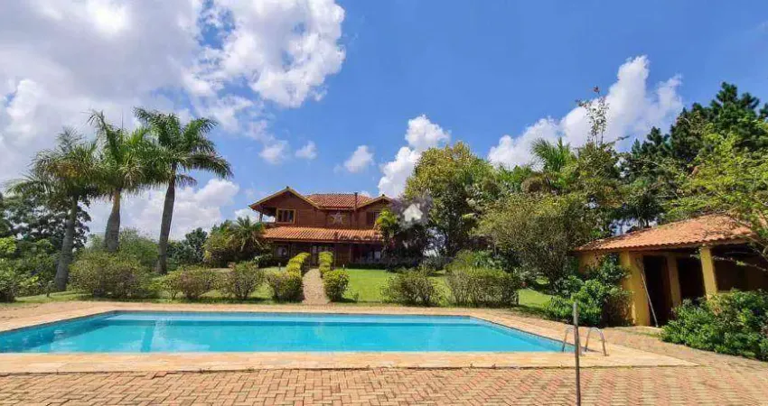 Chácara com 3 dormitórios à venda, 8941 m² por r$ 2.500.000,00 - condomínio residencial colinas - araçariguama/sp