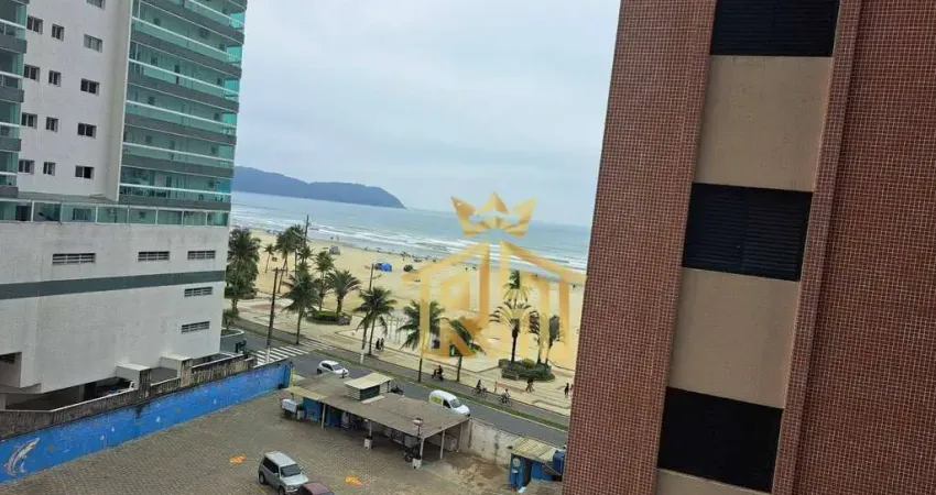 Apartamento amplo 01 quarto vista da praia a venda - Bairro Guilhermina - Praia Grande SP