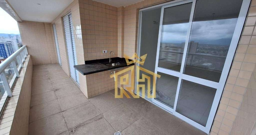 Apartamento com 2 dormitórios à venda, 85 m² por R$ 500.000,00 - Aviação - Praia Grande/SP