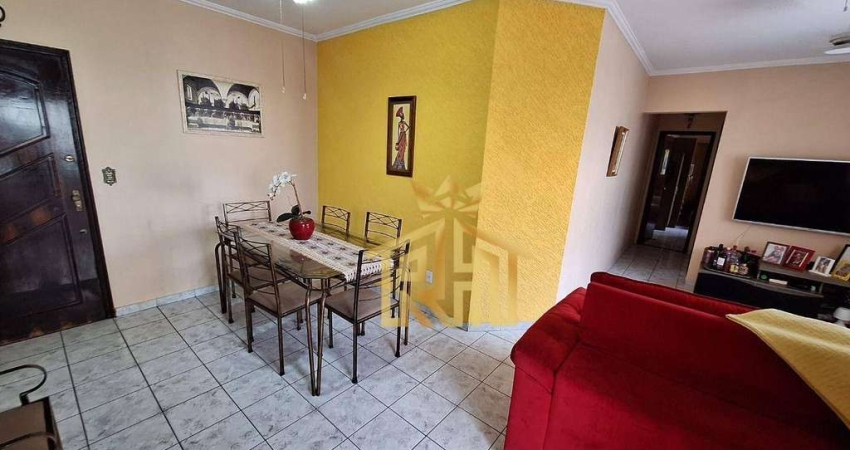 Apartamento Espaçoso - 1 dormitório - Sala com sacada - 1 vaga de garagem - Aviação - Praia Grande SP