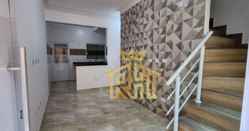Sobrado à venda, 54 m² por R$ 350.000,00 - Vila Guilhermina - Praia Grande/SP