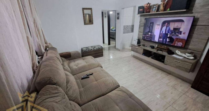 Apartamento com 2 dormitórios à venda, 65 m² por R$ 410.000,00 - Vila Guilhermina - Praia Grande/SP