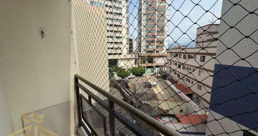 Apartamento 1 dormitório - sacada - 1 vaga - Caiçara - Praia Grande