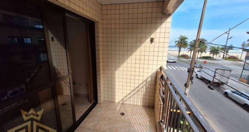 Apartamento 02 dormitórios (01 Suíte) - Sacada vista mar - Lazer - 1 vaga coletiva - Aviação - Praia Grande