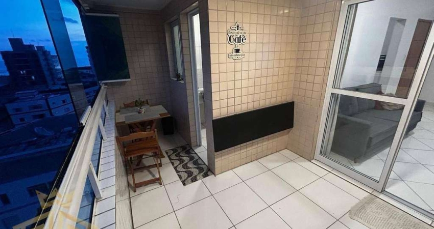 Apartamento de 2 quartos, 1 suíte no bairro de Vila Tupi em Praia Grande - SP