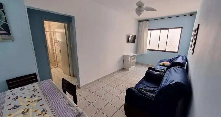 Apartamento 1 dormitório - Prédio frente mar - 1 vaga coletiva - Aviação -Praia Grande