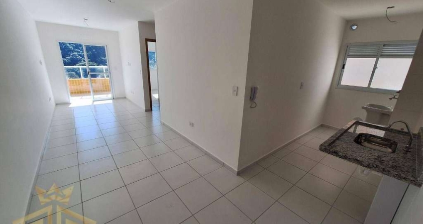 Apartamento NOVO - com 2 dormitórios à venda, 60 m² por R$ 438.000 - Boqueirão - Praia Grande/SP